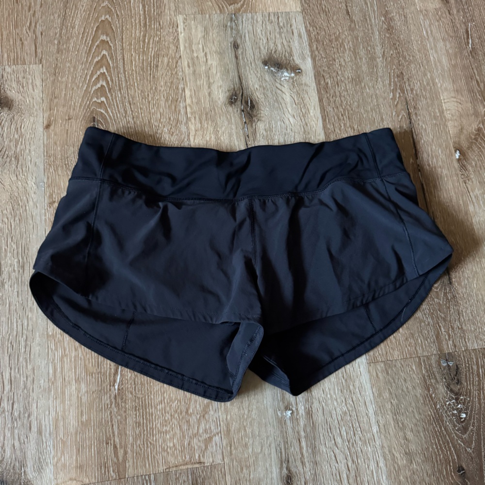 Lululemon Black Speed Up Shorts Size 8